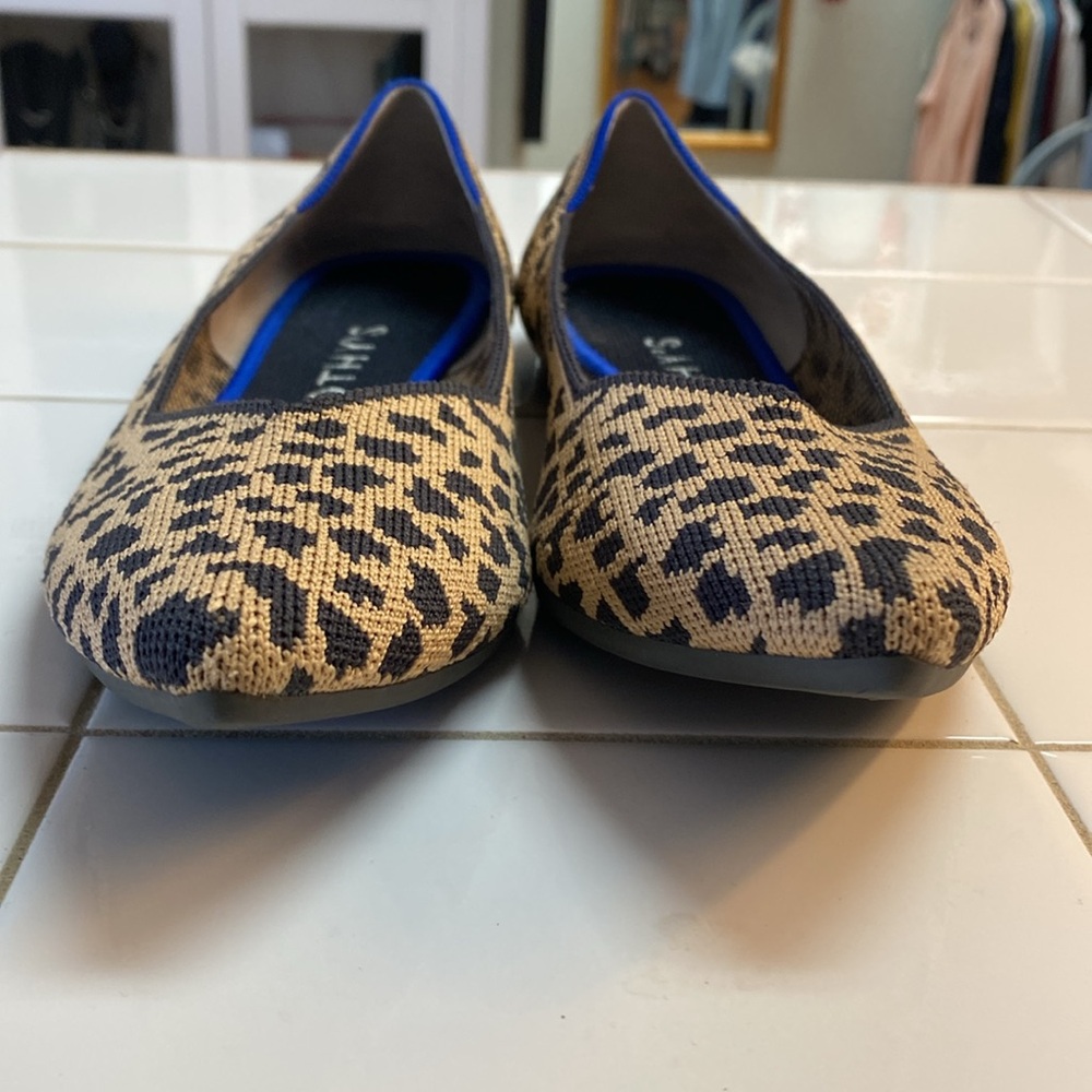 Rothy's Leopard Print Pointed Toe Flats - image 6
